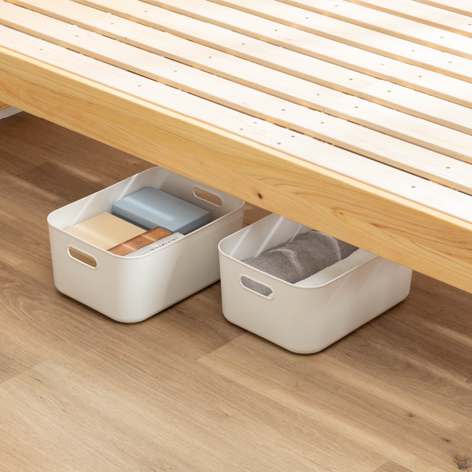 ［S/SD/D］ コルス ｜ ヒノキ ベッドフレーム すのこベッド ひのき無垢材 シングル セミダブル ダブル ベッド