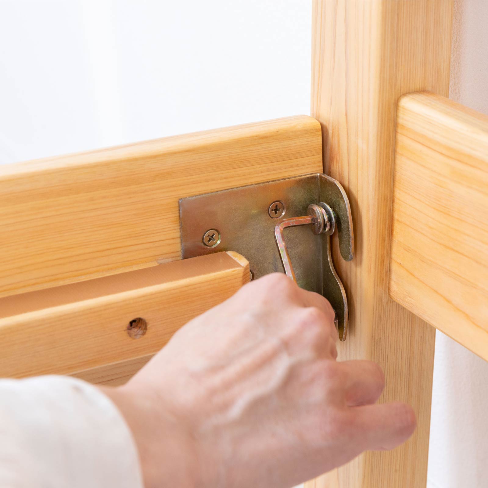 ［S/SD/D］ コルス ｜ ヒノキ ベッドフレーム すのこベッド ひのき無垢材 シングル セミダブル ダブル ベッド