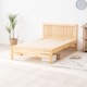 ［S/SD/D］ ボルコ ｜ ヒノキ ベッドフレーム すのこベッド ひのき無垢材 シングル セミダブル ダブル ベッドのサムネイル14