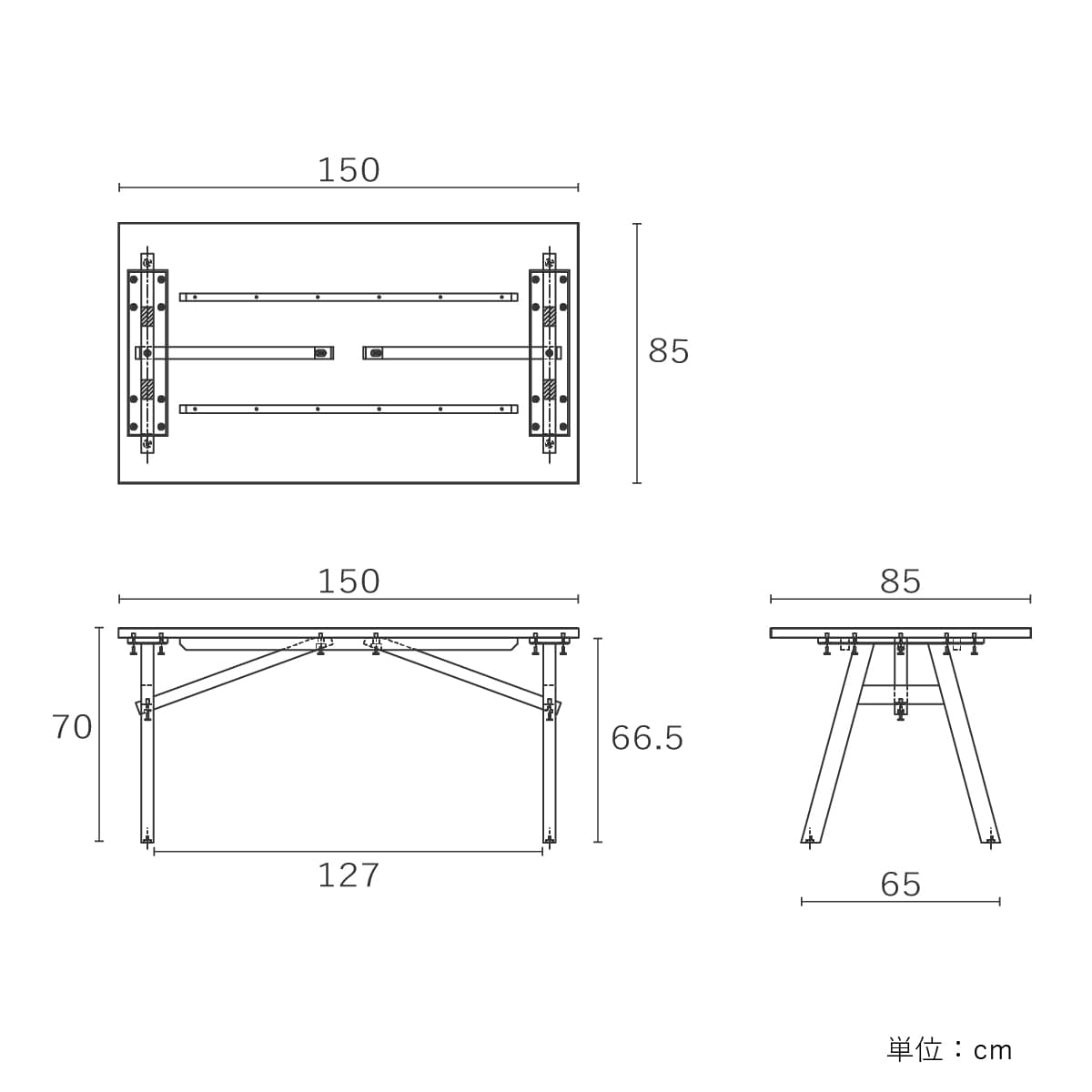 ［幅150］ ダイニングテーブル 150cm 北欧 ナチュラル 木製 四人用 オーク 食卓 テーブル ブラック 黒 リビング ダイニング