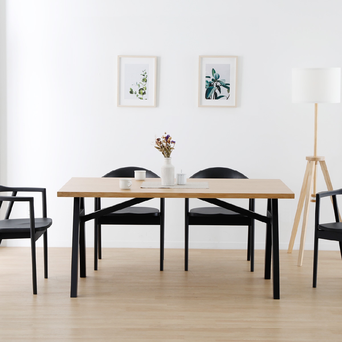 niko and ... オークダイニングテーブル150 niko and［幅150cm］ダイニングテーブル150/オークシリーズ