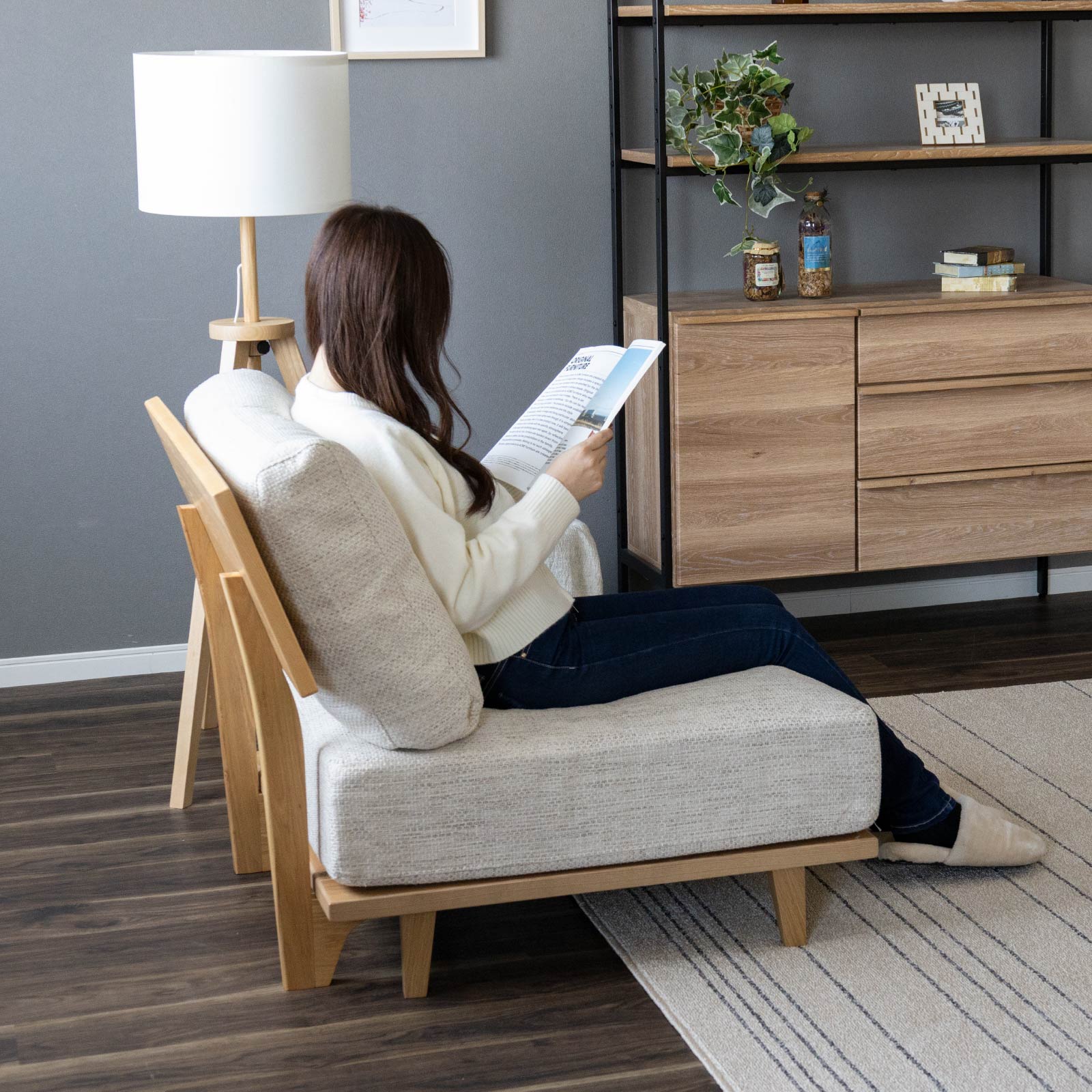 ［オプション］ グリッド ｜ クッション ユニット式 ソファ ソファベッド 【背面クッションS】