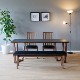 ［幅150/座面高45］ダイニングベンチ PVCレザー 木脚のサムネイル2