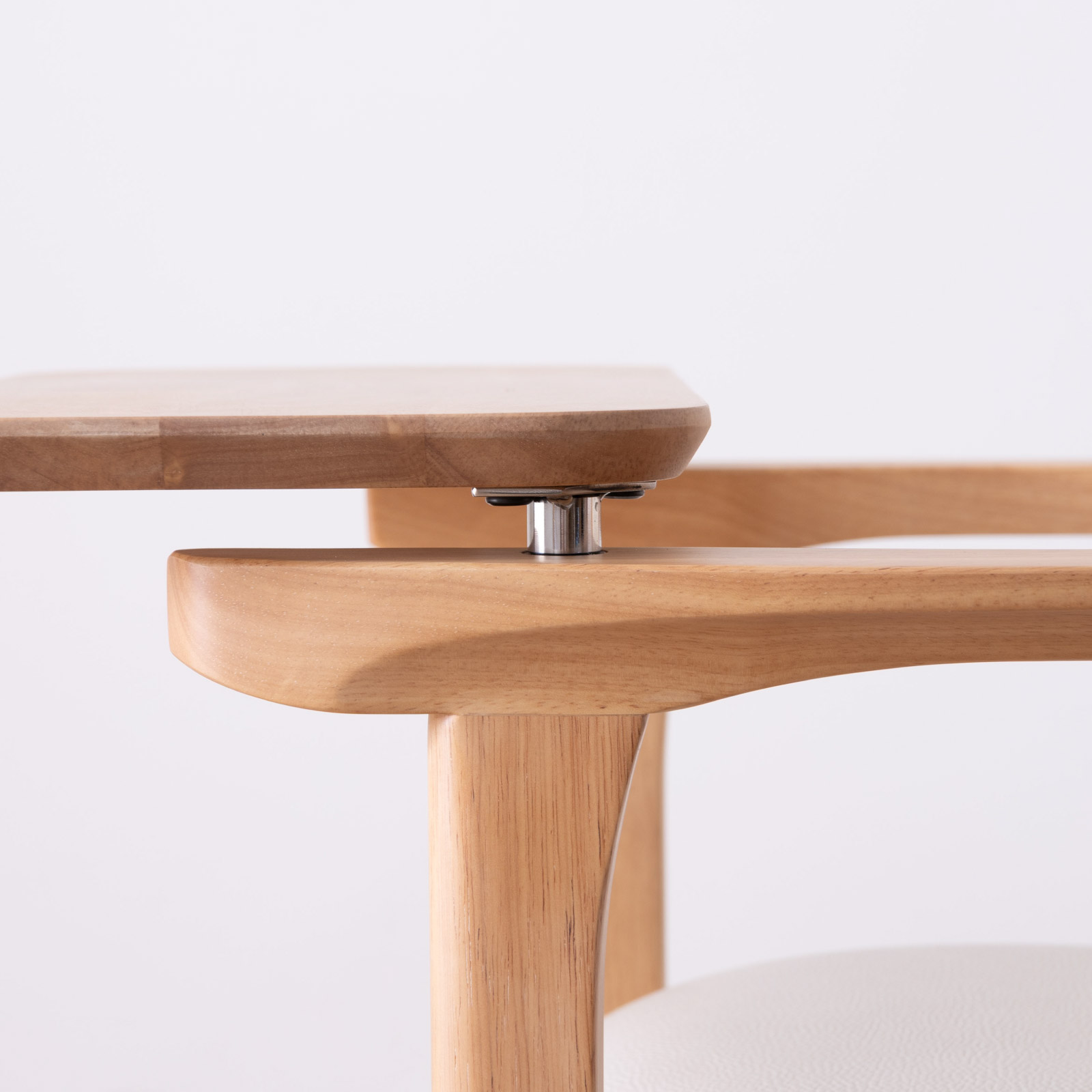 ［座面高44］ イスキア ｜ 回転 テーブル付き キャスター デスクチェア ダイニングチェア