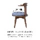 【5点セット】 MY  |  ダイニングセット 4人掛け 北欧 回転チェア オーク ファブリックのサムネイル4