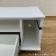 ［幅150］ネオス | テレビボード ホワイト 白 テレビ台 収納 引き出し ローボード TV台 AVボード 光沢 ツヤ 鏡面 ハイグロス