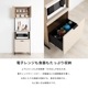 ［幅60］ ルーガ ｜ 収納 食器棚 キッチンボード 【在庫限り品】のサムネイル4