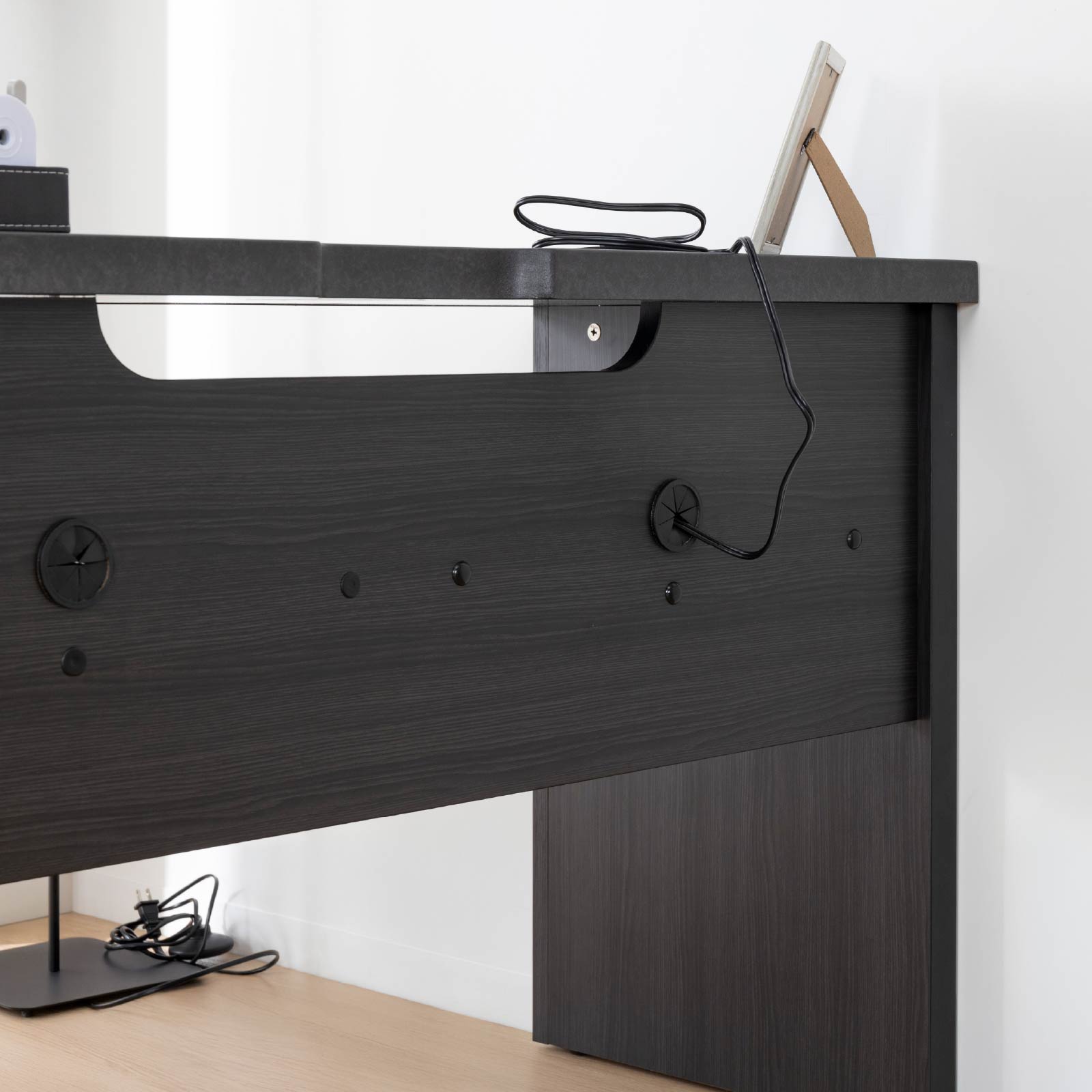 デスク パソコンデスク 学習机 机 ブラック MD 120 DESK｜家具の通販