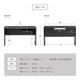［幅120］ LDD | デスク パソコンデスク ブラック 黒 セラミック調 コンセント 配線ラック 塩ビシートのサムネイル9