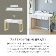 ［幅110］ デスク 110cm 机 ホワイト 白 北欧 引き出し コンセント キッズ 学習デスクのサムネイル4