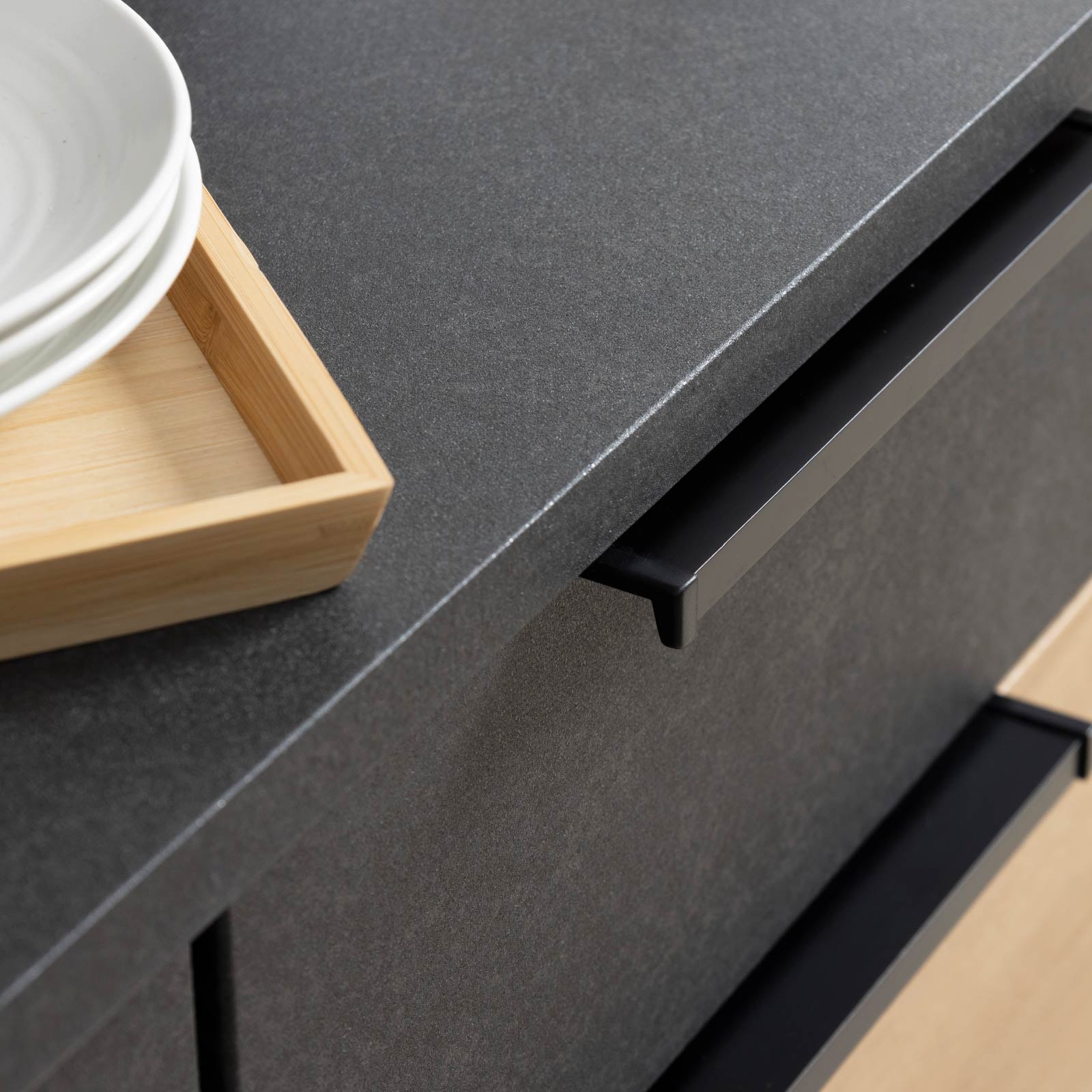 幅90］ ディエゴ ｜ オープン収納 食器棚 キッチンボード キャビネット