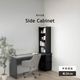 ［幅30］ LDD ｜ キャビネット サイドキャビネット セラミック調 デスク収納 収納棚 ディスプレイラック