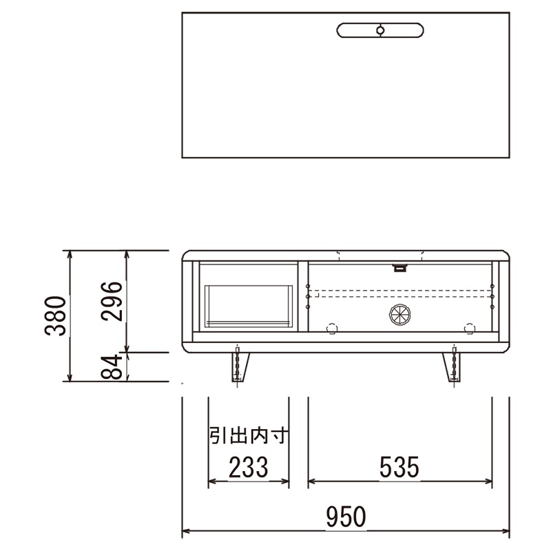 ［幅95］ ソロン  |  テレビボード テレビ台 ローボード 脚付き
