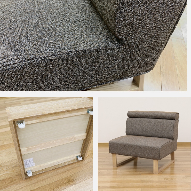 [幅86/座面高43] ソファ ダイニングチェア ソファ リビングダイニング ファブリック