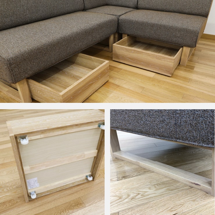 [幅131/座面高43] ソファ ダイニングチェア ソファ リビングダイニング ファブリック