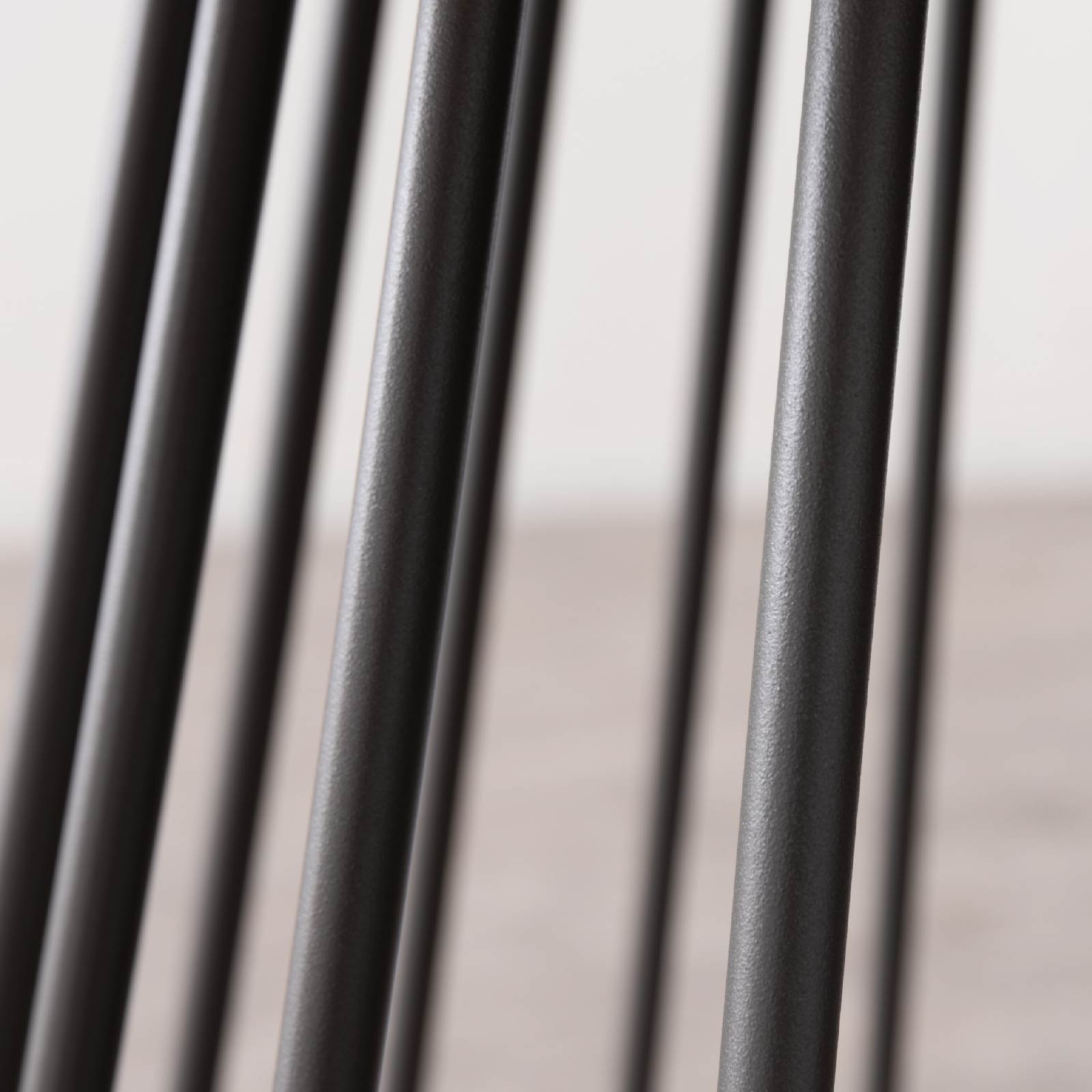 ［幅90/110］ ラジアル ｜ メラミン化粧板 アイアン脚 丸テーブル ダイニングテーブル