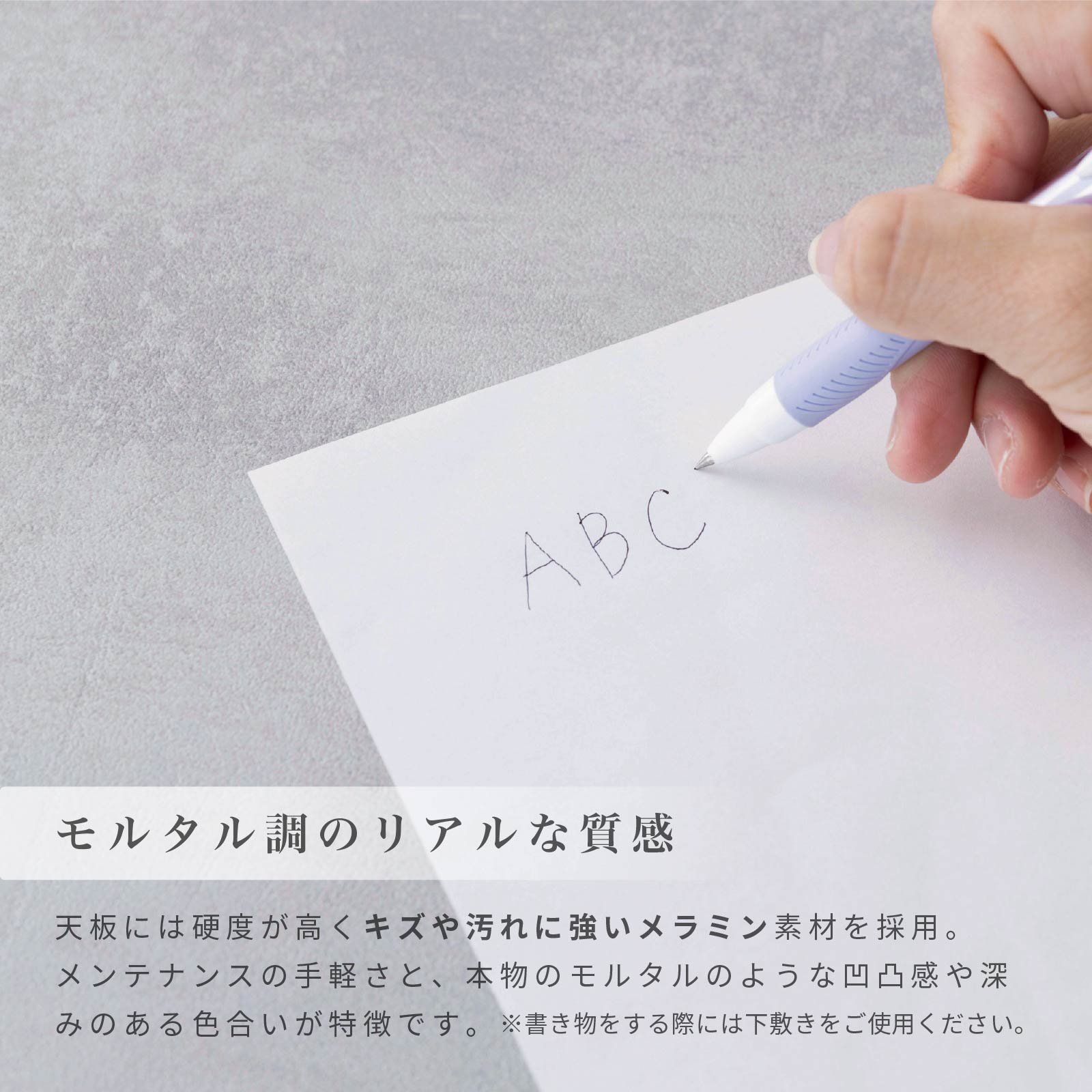 ［幅90/110］ ラジアル ｜ メラミン化粧板 アイアン脚 丸テーブル ダイニングテーブル 画像6