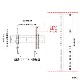 【オプション】 壁掛けテレビ 金具 テレビ台パーツ 32インチ 65インチ 壁掛け金具 金具のみ パーツ単品