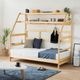 ［シングル］ クエッタ ｜ 多機能 ひのき無垢材 コンパクト 高さ調整 ベッドフレームのサムネイル16