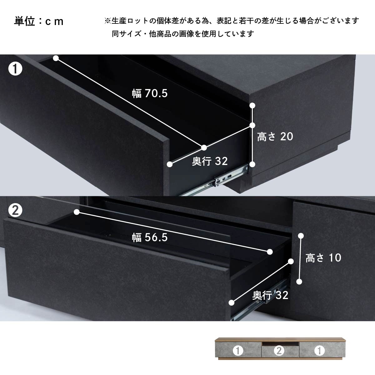 【開梱設置付き】 ［幅220］ テレビボード 220cm テレビ台 木製 北欧 セラミック調 オーク調 引き出し 収納 ローボード TVボード 220幅 木目調 グレー AVボード TVラック 【4月中旬頃出荷予定】