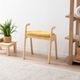 【2脚セット】 ［座面高さ46.5］ ノマ ｜ 韓国風モダン スタッキング アーム付き ベンチ スツール