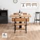 【4点セット】 ダラム ｜ 昇降 ダイニングセット テーブル チェア アカシア アイアン脚 【在庫限り品】のサムネイル1