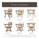 ［座面高さ44］ ワルシャワ ｜ 回転 テーブル付き デスクチェア ダイニングチェアのサムネイル26