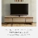 ［幅100］ テレビ台 テレビボード 脚付き 格子 ルーバー 木目 ローボード