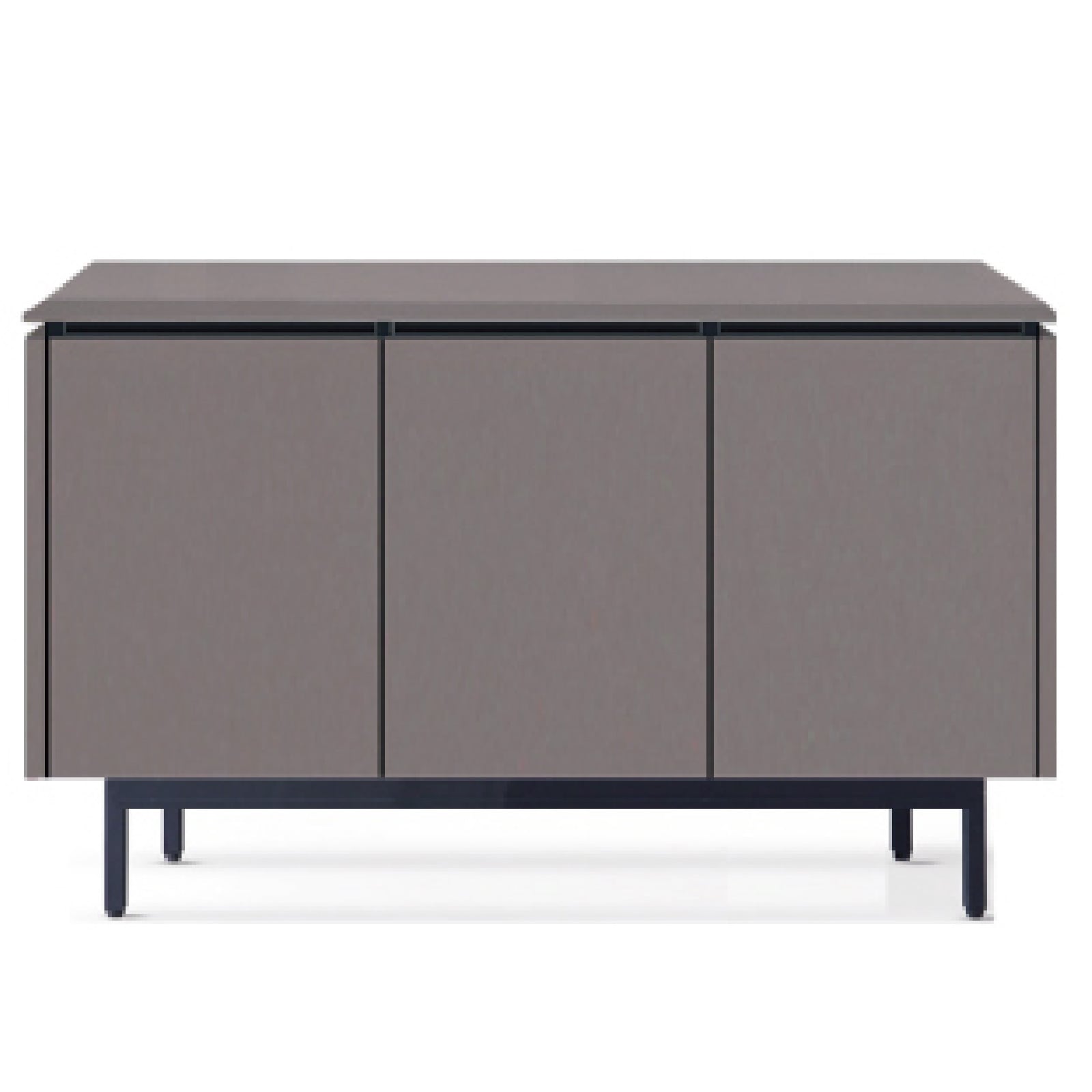 ［幅120］ アグル ｜  塩ビシート サイドボード ニュアンスカラー アイアン