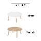 ［幅80］ Living Table - 05・06 ｜ 丸テーブル リビングテーブル ローテーブル センターテーブル 【在庫限り品】