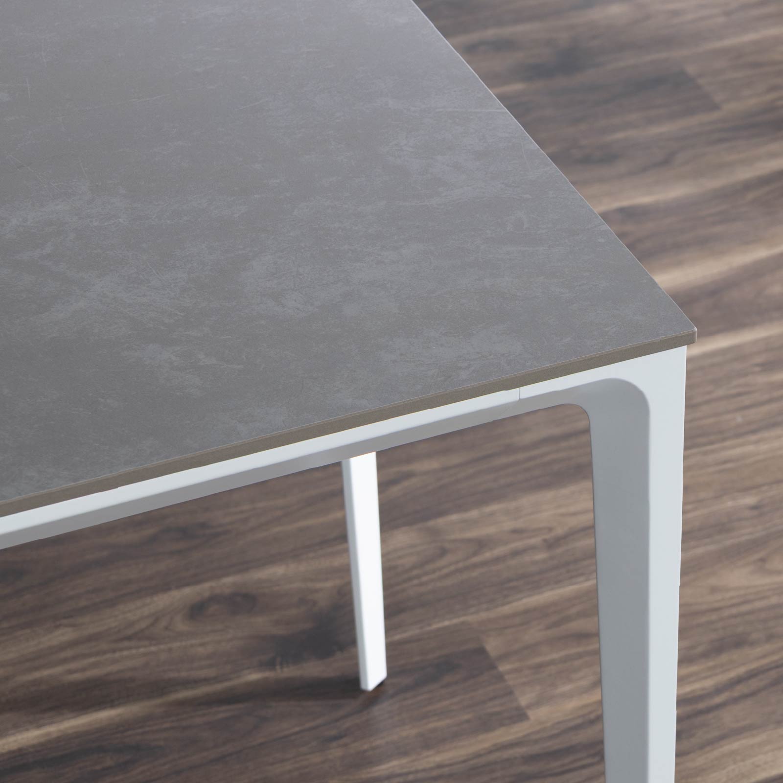 ［幅80-120］コロラド Ⅱ ｜ セラミック スチール脚 ダイニングテーブル