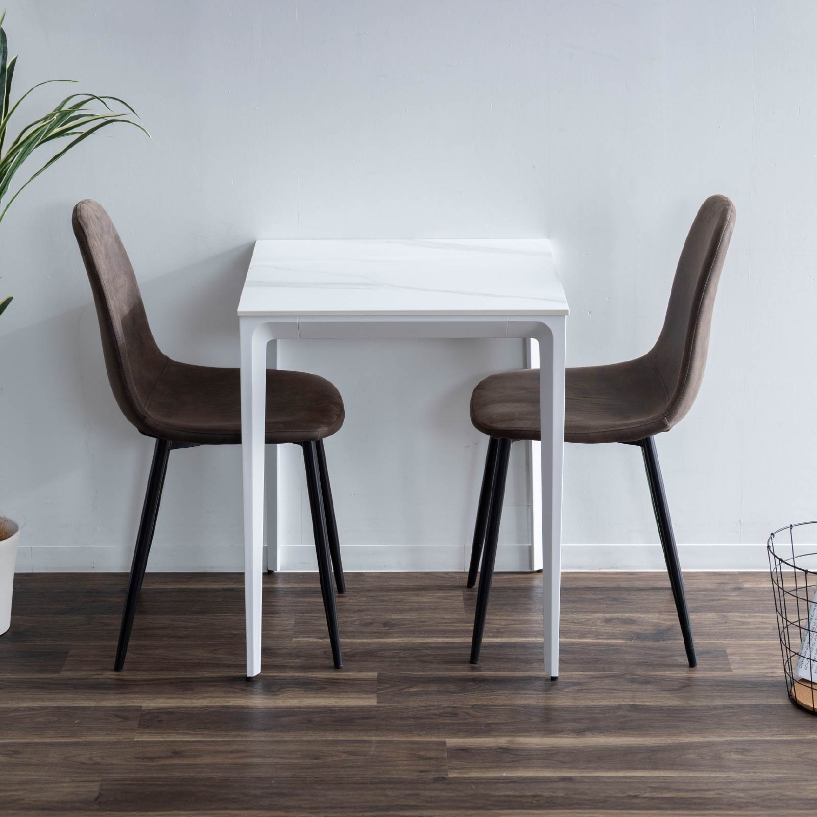 ［幅80-120］コロラド Ⅱ ｜ セラミック スチール脚 ダイニングテーブル