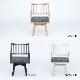 ［座面高44］ ファルコ ｜ 肘付き 回転 ダイニングチェア 【在庫限り品】