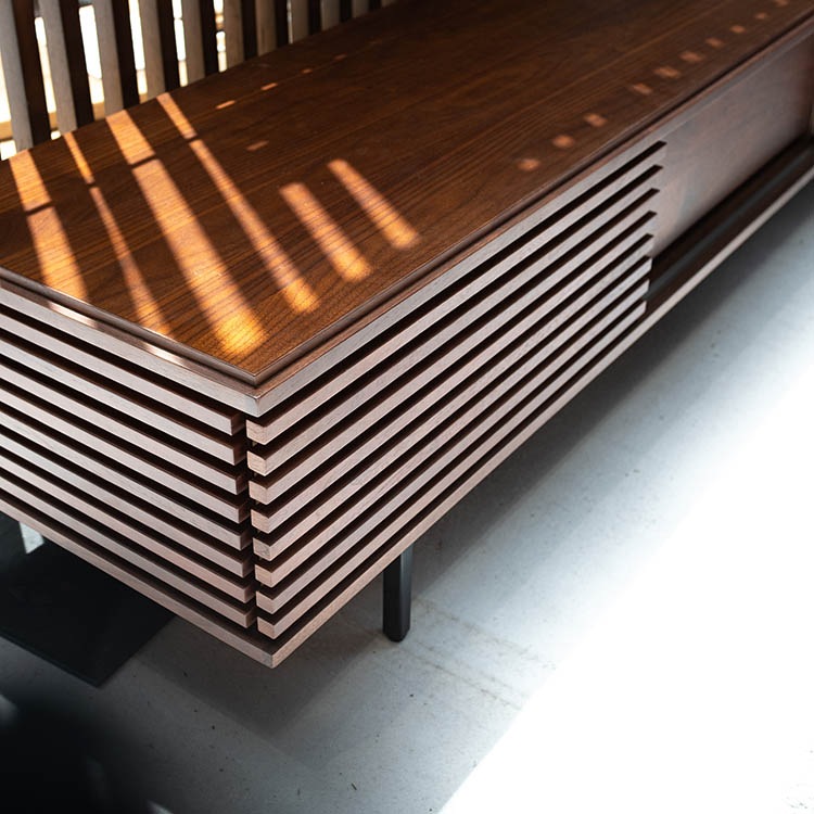 ［幅160］ テレビ台 テレビボード アイアン脚 ウォールナット