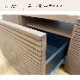 ［幅150］テレビボード テレビ台 ローボード 格子 ルーバー オーク ウォールナット リビングボード TVボード 【壁掛けパネル別売り】