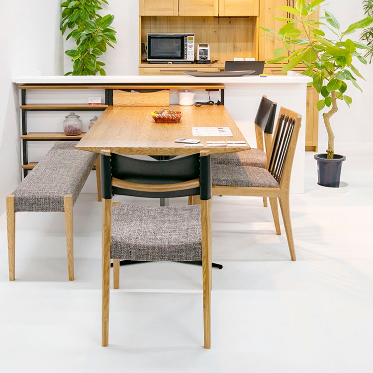 オーク無垢剤 リセノ ダイニングチェア 1脚 ダイニングチェア WICKER／NA ｜家具・インテリア通販 Re:CENO