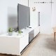 ［幅160］テレビボード テレビ台 ローボード ガラス UV塗装【壁掛けパネル別売り】