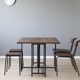 【2脚セット】［幅31］スタッキング スツール ダイニングチェア アイアン脚 ウォールナットのサムネイル9