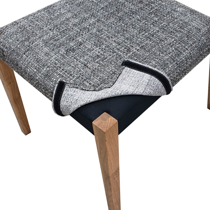 ダイニングチェア ウォールナット 無垢材 PVC リズチェアB｜家具の通販