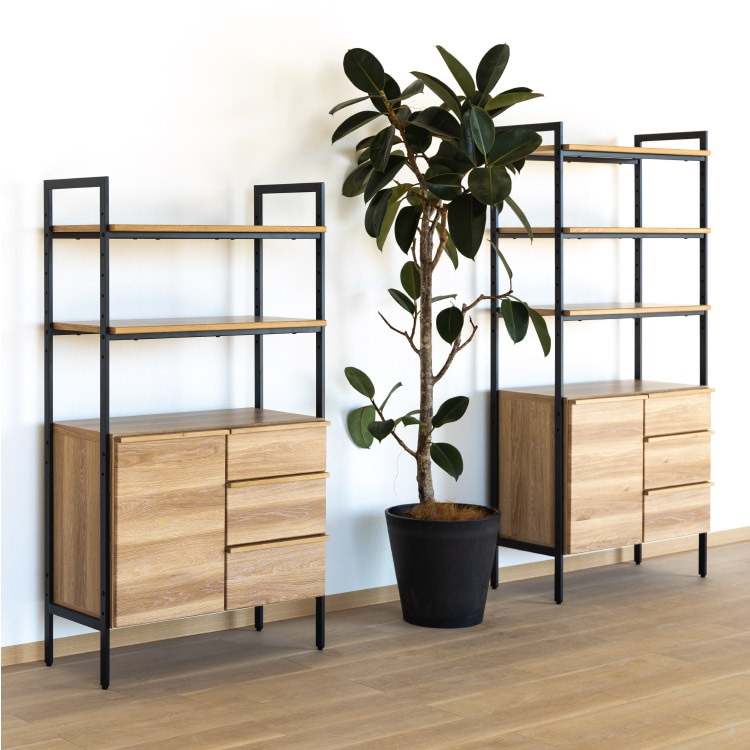 ［幅100］ マッターホルン ｜ ハイシェルフ 収納 【在庫限り品】