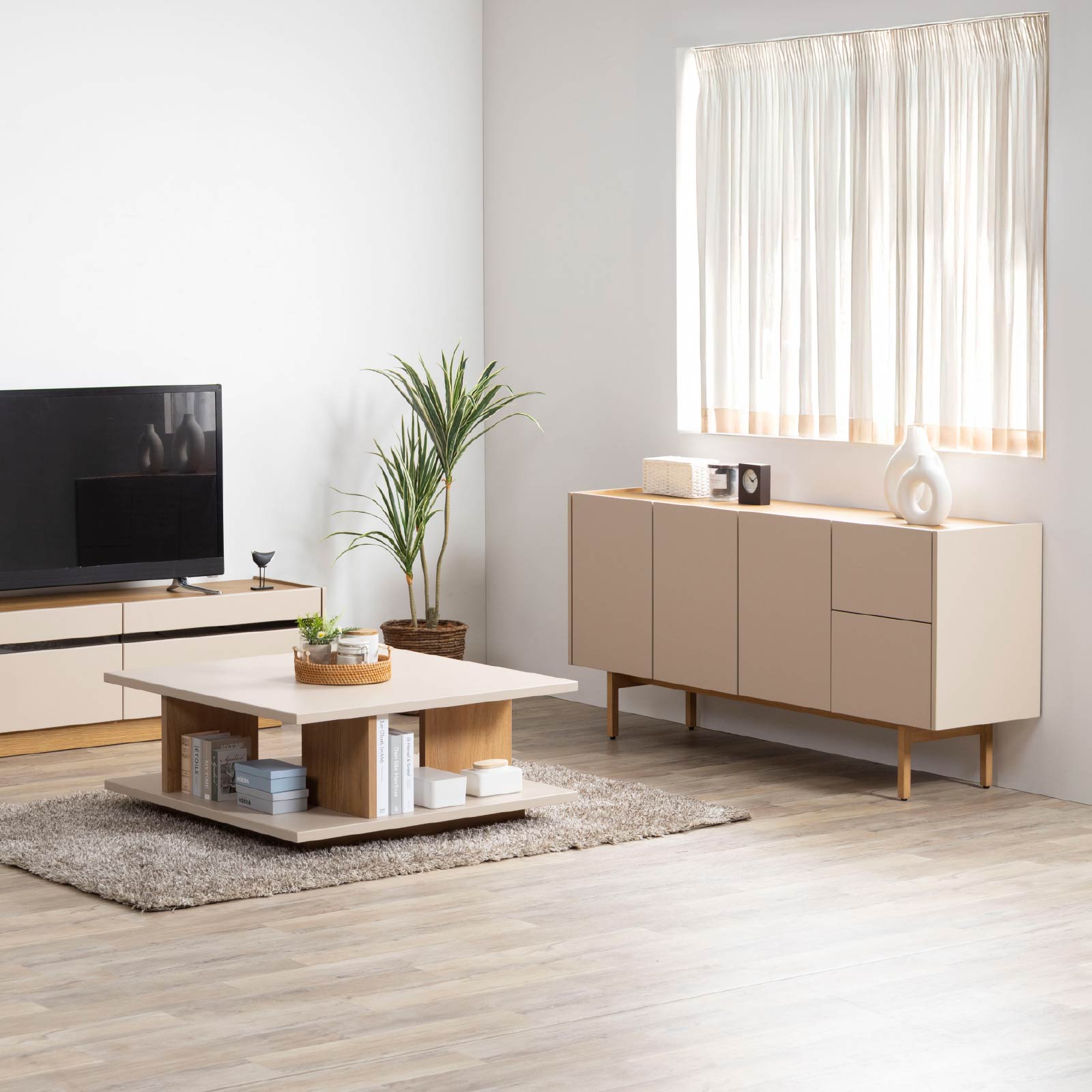 幅90］ ヌーボ ｜ 塩ビシート リビングテーブル ローテーブル センター