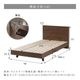 ［シングル］ ベッドフレーム シングルベッド すのこベッド 木目 脚付き