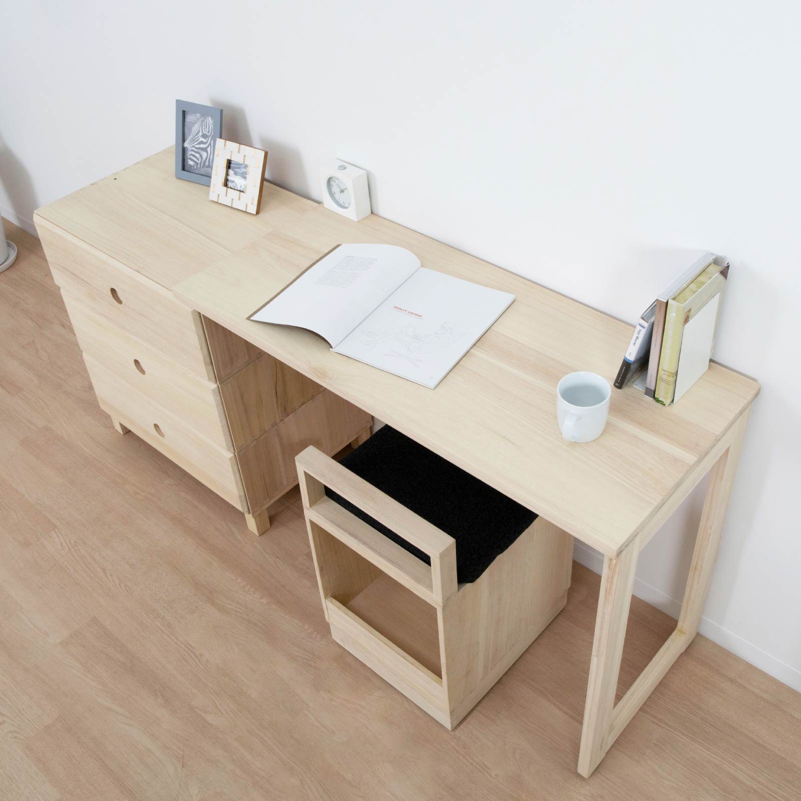 オプション] MY 桐チェスト3段用 デスク 桐 無垢材 MY キリ 100 デスク