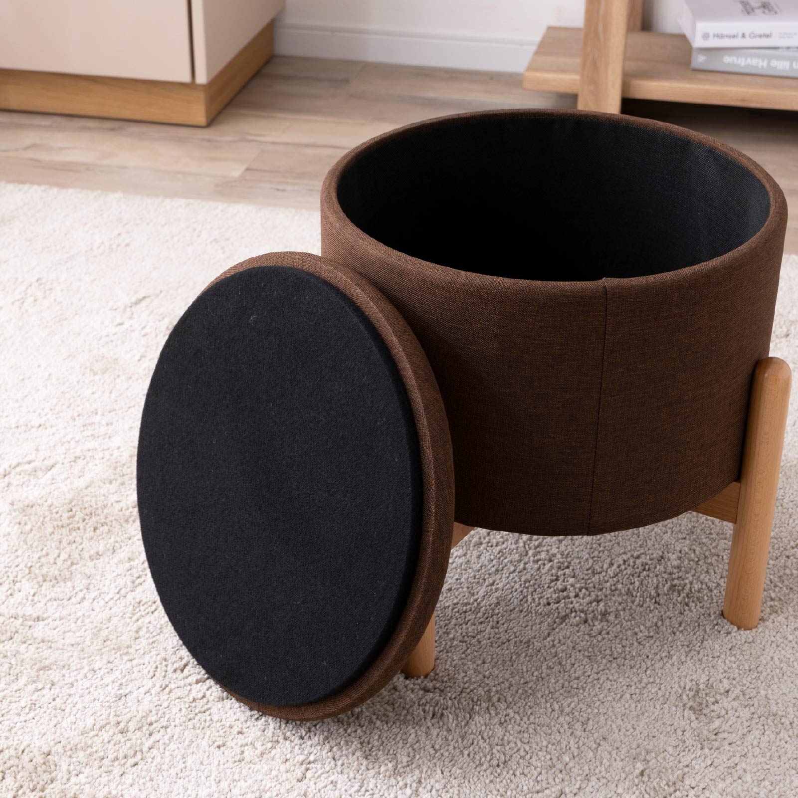 キノ ｜ 収納 脚付き スツール 小物入れ インテリア 雑貨 画像15