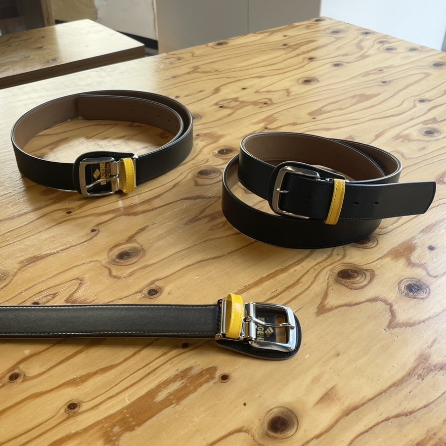 デザインベルト　【ブラック×イエロー】