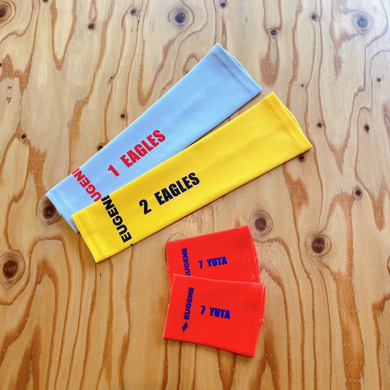 【ナンバー&テキスト変更可能】EUGENEオリジナルアームスリーブ(片腕用) ロングタイプ【メジャーテイストカラー】