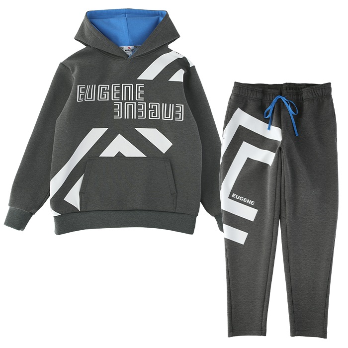 ALLWAYストレッチパフパーカー　【BLACK×BLUE】