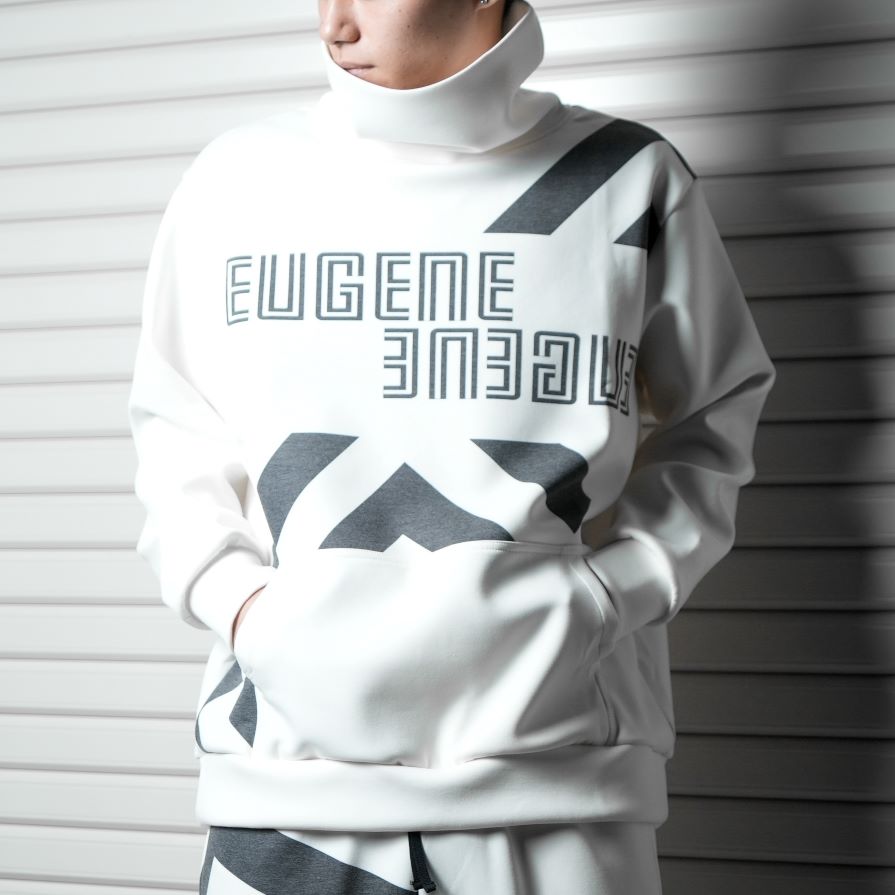 ALLWAYストレッチパフハイネック　【WHITE×BLACK】