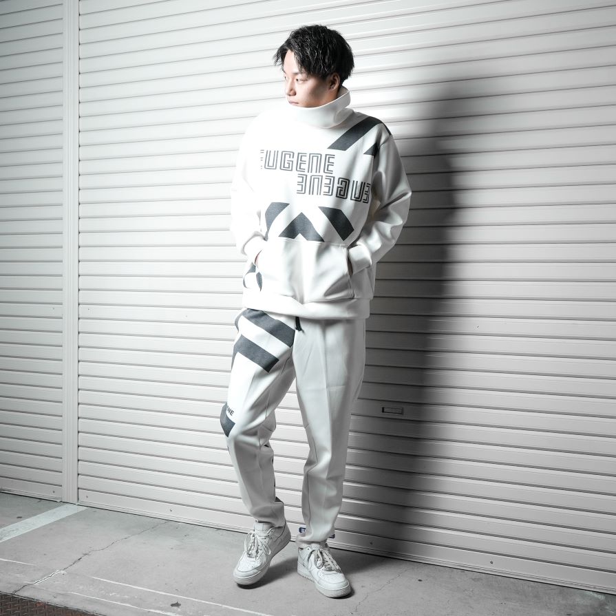 ALLWAYストレッチパフハイネック　【WHITE×BLACK】