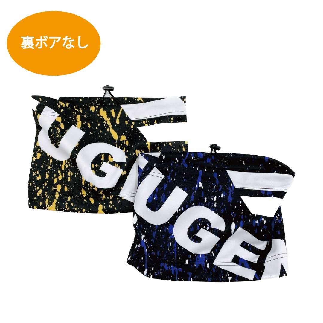 EUGENEオリジナル アソート柄ネックウォーマー【裏ボアなしビッグロゴ】